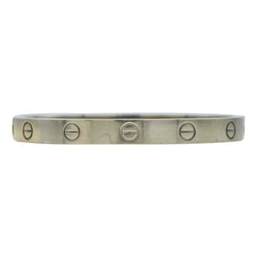 Cartier Love 18K White Gold Bracelet, Size 16