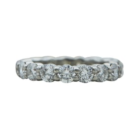 Platinum Diamond approx. 2.35 ctw Eternity Band Ring