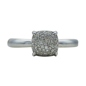 Tiffany & Co. Paloma Picasso Sugar Stacks 18K White Gold Diamond Ring