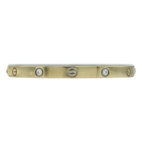 18K White Gold Diamond Bangle Bracelet