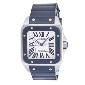 Cartier Santos 100 Stainless Steel Watch Ref. W20121U2 / 2656, circa 2010