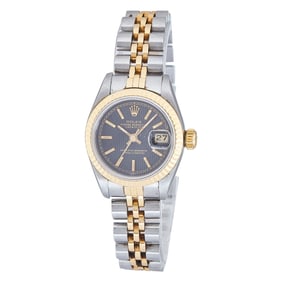 Rolex Datejust 18K Yellow Gold and Stainless Steel Watch Ref. 69173, circa 1986