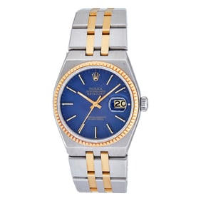 Rolex Datejust Oysterquartz 18K Yellow Gold and Stainless Steel Watch Ref. 17013, circa 1979