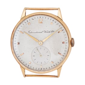 IWC 18K Rose Gold Watch Head, circa 1940