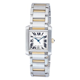 Cartier Tank Francaise 18K Yellow Gold/SS Watch Ref. W51005Q4 / 2302, circa 2000