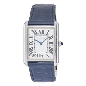 Cartier Tank Solo Stainless Steel Watch Ref. W1018355 / 2715, 2008