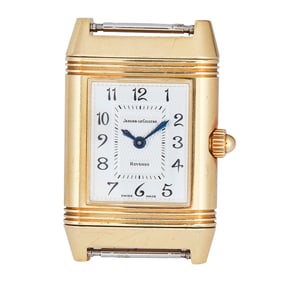 Jaeger-LeCoultre Reverso 18K Yellow Gold Watch Head & Buckles Ref. 266.1.44, circa 2000