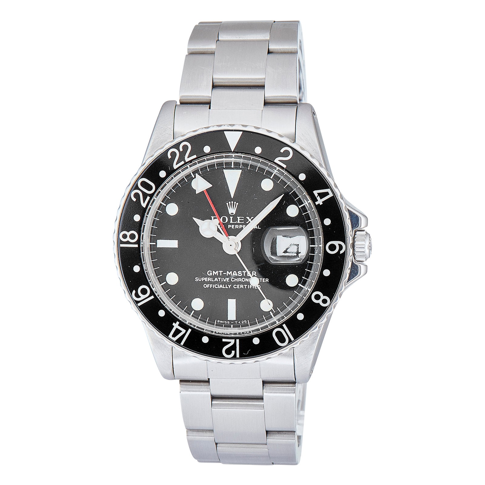 Rolex GMT Master Stainless Steel Watch Ref. 1675, circa  1972 (1 of 5)