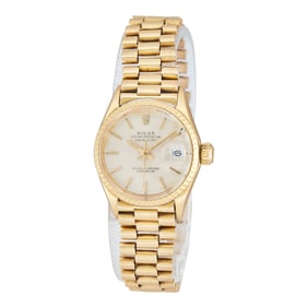 Rolex Datejust 18K Yellow Gold Watch Ref. 6517, circa 1967