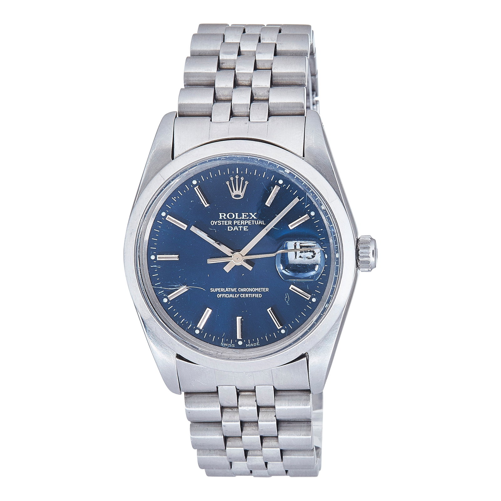 Rolex Date Stainless Steel Watch Ref. 15000, circa  1987 (1 of 5)