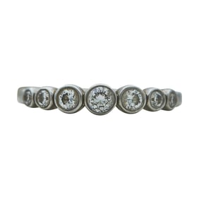 Tiffany & Co. Jazz Platinum and Diamond Band Ring