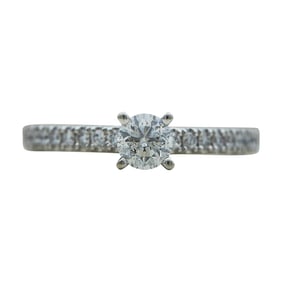 Adrianna Papell 14K White and Rose Gold Round-Cut Diamond Engagement Ring
