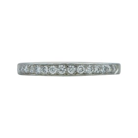 Tiffany & Co. Platinum Diamond Band Ring