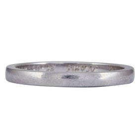Cartier Platinum Band Ring