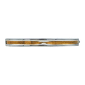 Bvlgari Bulgari B.zero1 Stainless Steel and 18K Yellow Gold Hinged Bangle Bracelet