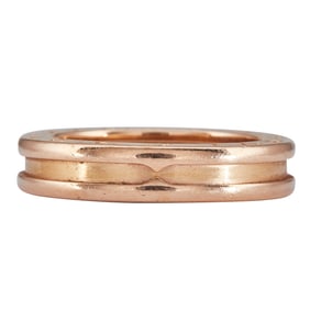 Bulgari Bvlgari B.zero1 18K Rose Gold Band Ring