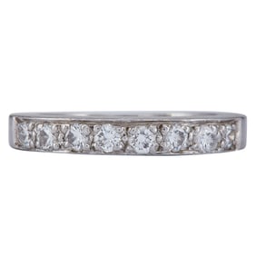 Platinum Diamond Band Ring