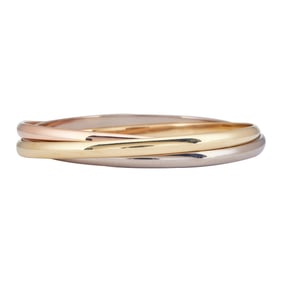 Cartier Trinity 18K Tri-Color Gold Bangle Bracelet