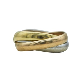 Cartier Trinity 18K Tri-Color Gold Ring