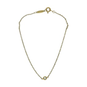 Tiffany & Co. Elsa Peretti Diamonds by the Yard 18K Yellow Gold Bracelet