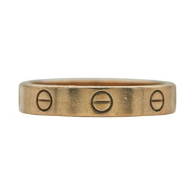 Cartier Love 18K Rose Gold Diamond Band Ring