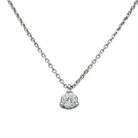 Roberto Coin Cento 18K White Gold Diamond Solitaire Pendant Necklace