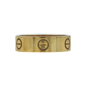Cartier Love 18K Yellow Gold Band Ring