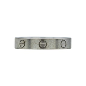 Cartier Love 18K White Gold Diamond Band Ring
