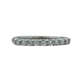 Tiffany & Co. Platinum Diamond Band Ring