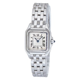 Cartier Panthère Classique et Figaro Stainless Steel Watch Ref. W25033P5 / 1320, circa  2006