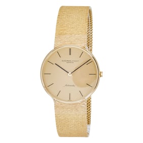 Audemars Piguet 18K Yellow Gold Watch MVT# 108024, Case #48774, 1970