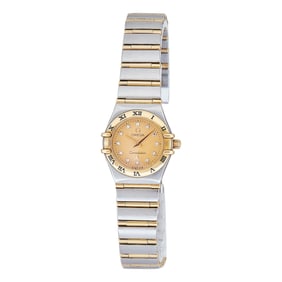 Omega Constellation 18K Yellow Gold/SS Watch Ref. 131.20.25.60.58.001, circa 2000