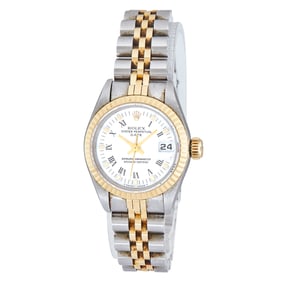 Rolex Date 18K Yellow Gold and Stainless Steel Watch Ref. 69173, circa 1984