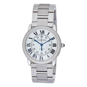 Cartier Ronde Solo Stainless Steel Watch Ref. WSRN0012 / 3939, circa 2018