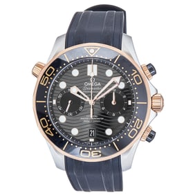 Omega Seamaster Diver 300 18K Rose Gold/SS Watch Ref. O21022445101001, 2020