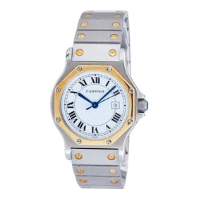 Cartier Santos 18K Yellow Gold/SS Watch Ref. 2966, circa 1985