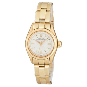 Rolex Oyster Perpetual 18K Yellow Gold Watch Ref. 6619, 1960