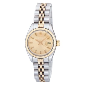 Rolex Oyster Perpetual Date 18K Yellow Gold/SS Watch Ref. 6917, circa 1979