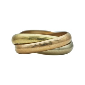 Cartier Trinity 18K Tri-Color Gold Ring