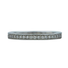 Platinum Diamond Eternity Band Ring