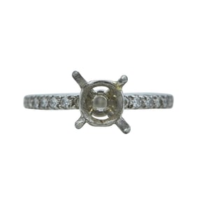 Platinum Diamond Engagement Ring Setting
