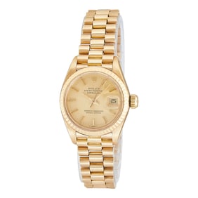Rolex Datejust 18K Yellow Gold Watch Ref. 6917, circa  1978
