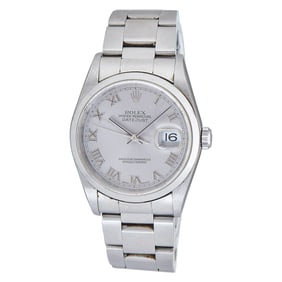 Rolex Datejust Stainless Steel Watch Ref. 16200, circa  2002