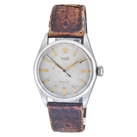 Rolex Precision Stainless Steel Watch Ref. 6482, circa  1954