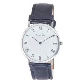 Tiffany & Co. Portfolio Stainless Steel Watch Ref. 14.81.211, circa  1990