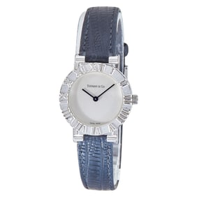 Tiffany & Co. Atlas Sterling Silver Watch Ref. L0640, circa  1990