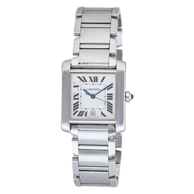 Cartier Tank Francaise Stainless Steel Watch Ref. W51002Q3 / 2302, circa  2006