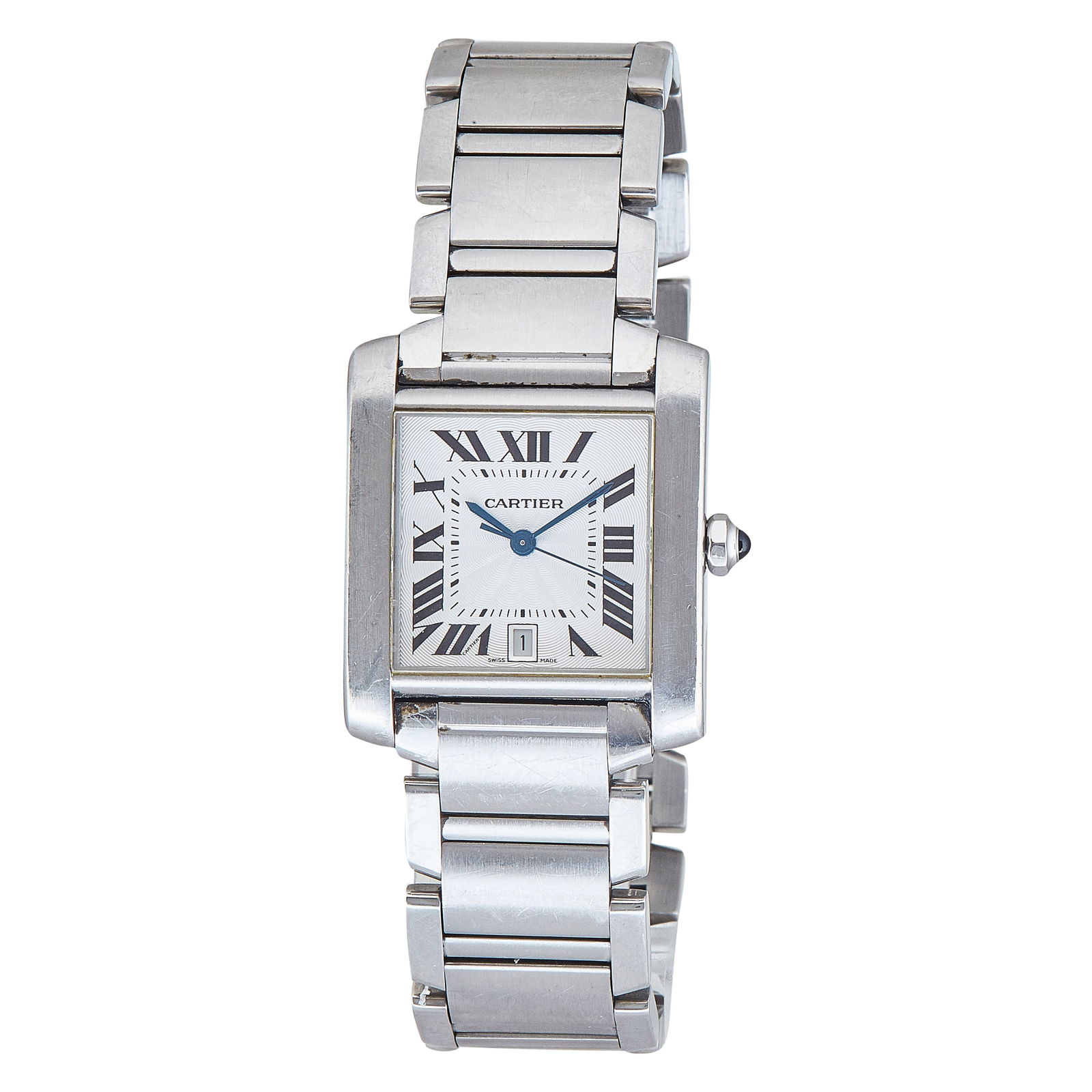 Cartier Tank Francaise Stainless Steel Watch Ref. W51002Q3 / 2302, circa  2006 (1 of 5)