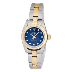 Rolex Oyster Perpetual 18K Yellow Gold/SS Watch Ref. 76183, circa  2004