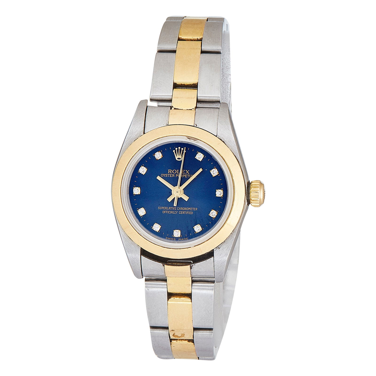 Rolex Oyster Perpetual 18K Yellow Gold/SS Watch Ref. 76183, circa  2004 (1 of 6)